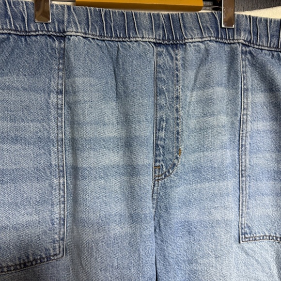 Madewell Women's Jeans 4X  Pull-On Relaxed Beswick - Elastic Waist - Picture 3 of 9